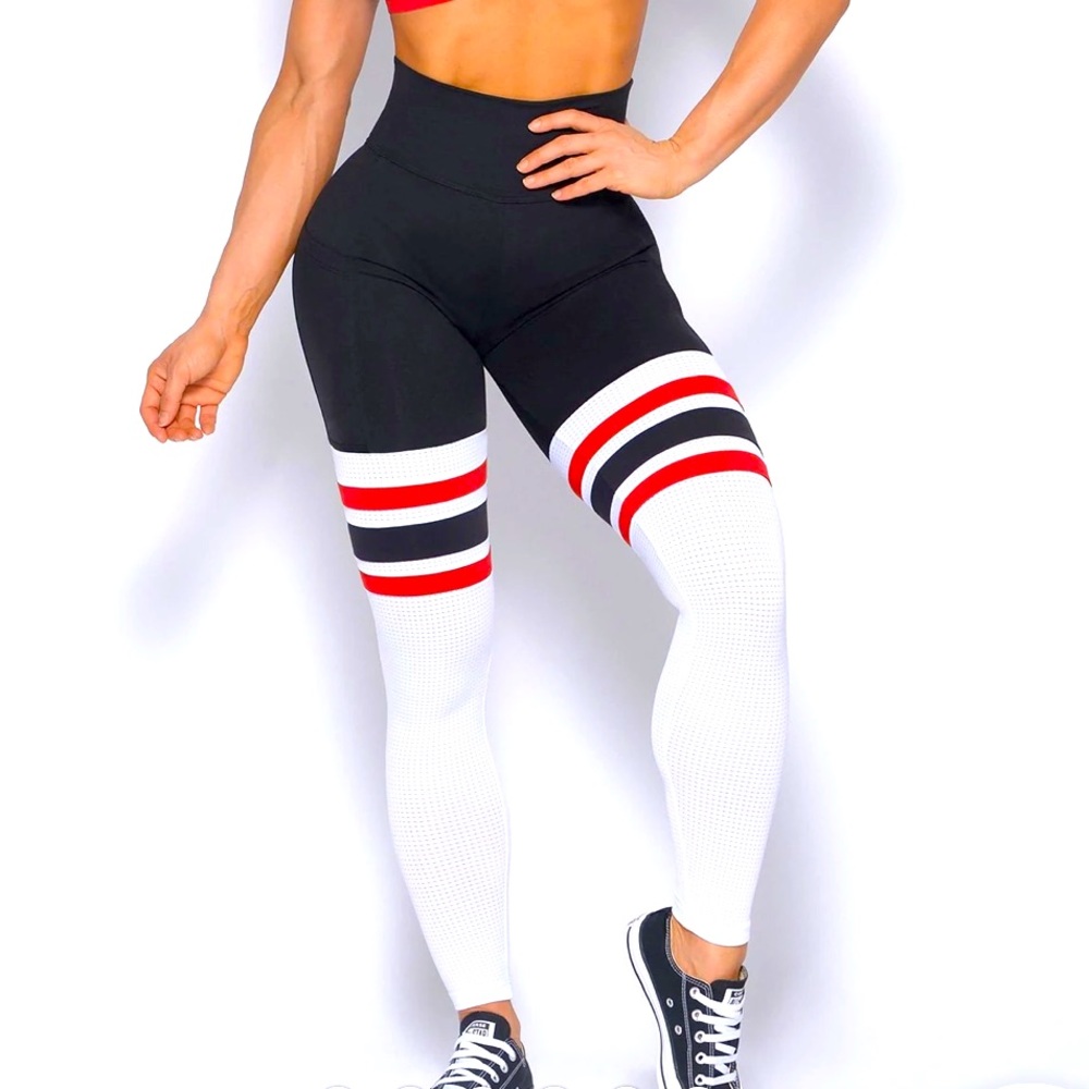 POCKET THIGH-HIGHS RETRO RED